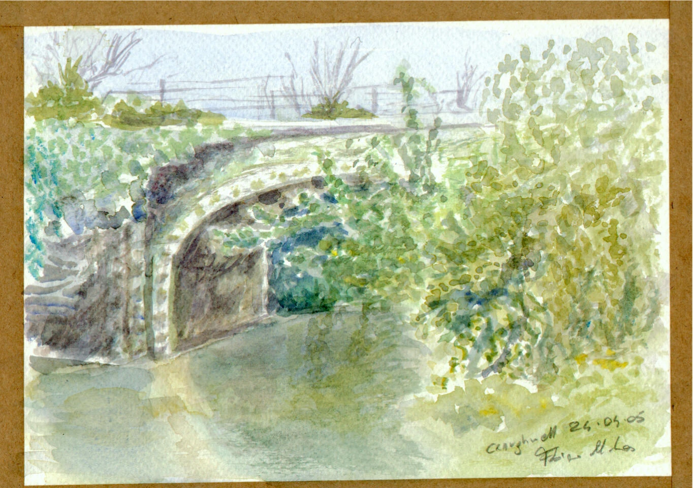 The Railway bridge in Craughwell